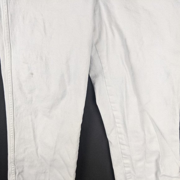 Good American Jeans Women 6 Good Curve White Denim High Rise Straight Ankle - Picture 5 of 16